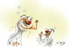 Cartoon: strong (small) by hamad al gayeb tagged strong
