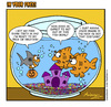 Cartoon: Fish Bowl (small) by Gopher-It Comics tagged gopherit ambrose goldfish halloween