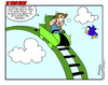Cartoon: Roller Coaster (small) by Gopher-It Comics tagged gopherit ambrose rollercoaster