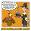 Cartoon: Thanksgiving (small) by Gopher-It Comics tagged gopherit ambrose turkey thanksgiving pilgrim