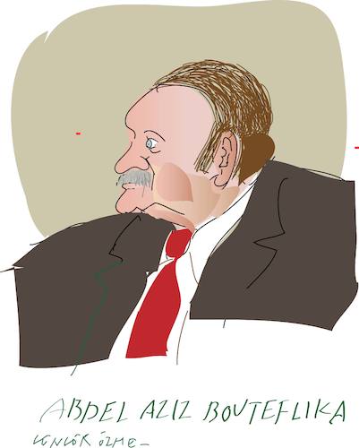 Cartoon: Abdel Aziz Bouteflika (medium) by gungor tagged algeria,algeria