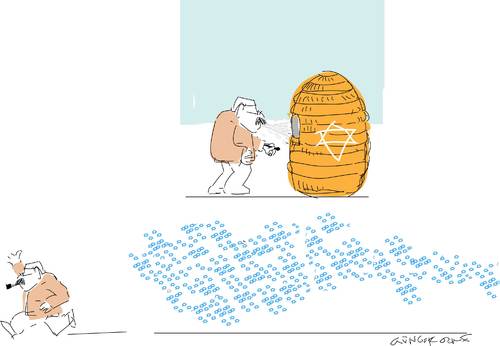 Cartoon: Beehive (medium) by gungor tagged germany