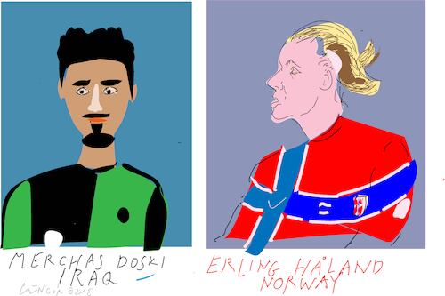E Haaland and M DoskI