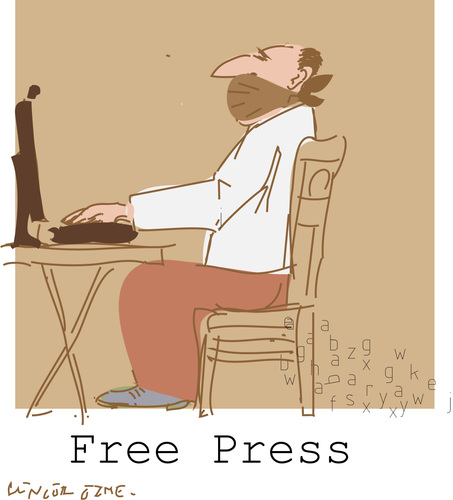Cartoon: Free Press (medium) by gungor tagged media