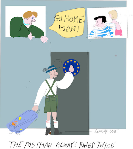 Cartoon: Go home Mister (medium) by gungor tagged turkey,and,eu,turkey,and,eu