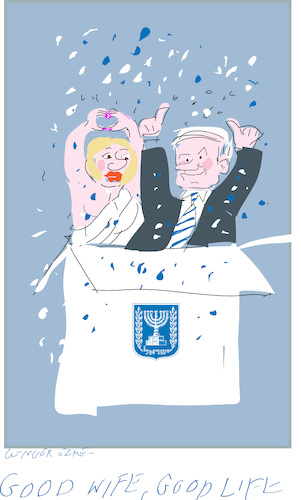 Cartoon: Israeli Election 2020 (medium) by gungor tagged israel,israel