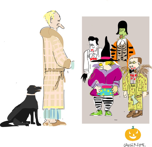 Cartoon: Halloween (medium) by gungor tagged russia