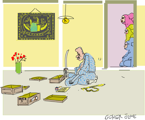 Cartoon: Hara-kiri (medium) by gungor tagged turkey