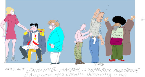 Cartoon: Je Suis Erdogan (medium) by gungor tagged france,france