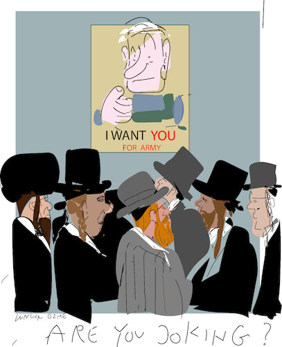 Cartoon: I Want you (medium) by gungor tagged ultra,orthodox,jews,in,israel,ultra,orthodox,jews,in,israel