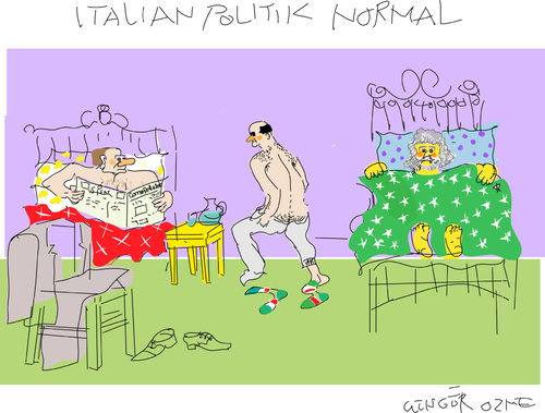 Cartoon: Italian Election 2013 (medium) by gungor tagged italy