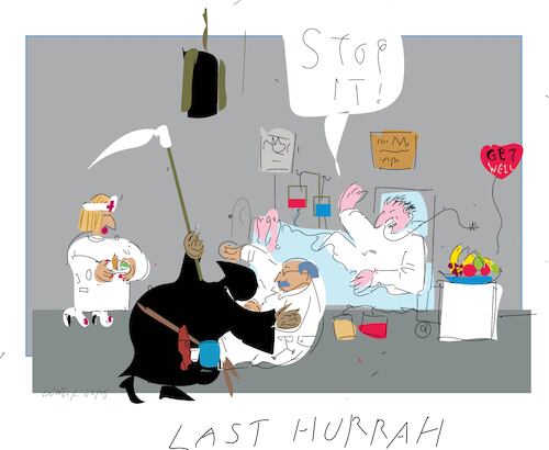 Cartoon: Just stop it (medium) by gungor tagged last,hurrah,in,the,ward,last,hurrah,in,the,ward