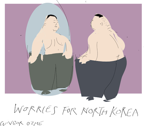 Cartoon: Kim jong Un weight loss (medium) by gungor tagged weight,of,kim,jong,un,weight,of,kim,jong,un