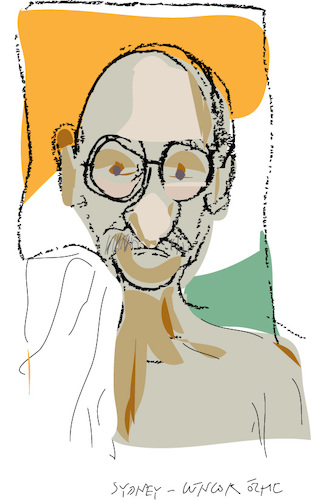Cartoon: Mahatma Gandhi (medium) by gungor tagged india