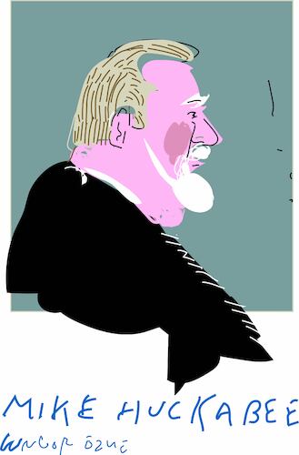 Cartoon: Mike HUCKABEE (medium) by gungor tagged mike,huckabee,mike,huckabee