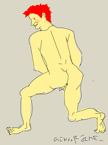 Cartoon: Naked Prince (medium) by gungor tagged br