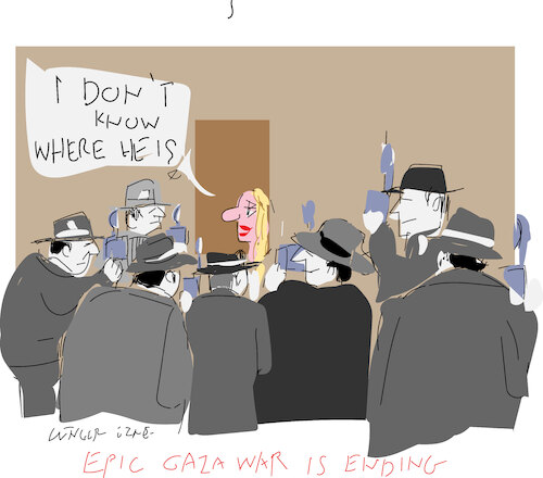 Cartoon: Netanyahu house (medium) by gungor tagged behind,netanyahu,behind,netanyahu