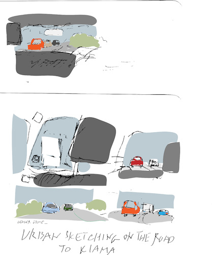 Cartoon: On the way to Kiama (medium) by gungor tagged australia,australia