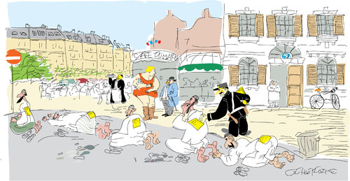 Cartoon: Parking fine (medium) by gungor tagged france