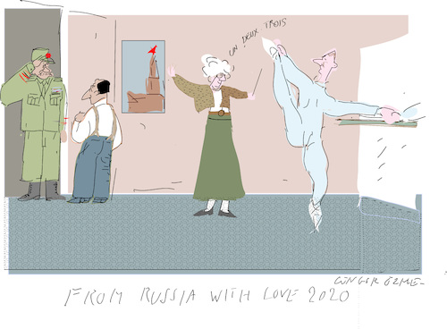 Cartoon: Russia with Love 2020 (medium) by gungor tagged russia,russia