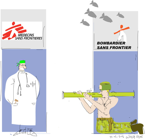 Cartoon: Sans Frontiere 2 (medium) by gungor tagged syria