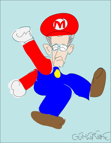 Cartoon: Super Mario (medium) by gungor tagged italy