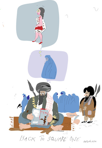 Cartoon: Taliban in Kabul (medium) by gungor tagged taliban,taliban