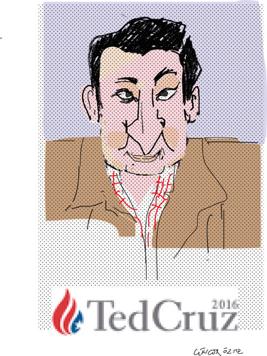 Cartoon: Ted  Cruz (medium) by gungor tagged usa