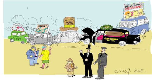 Cartoon: Total Chaos (medium) by gungor tagged cars