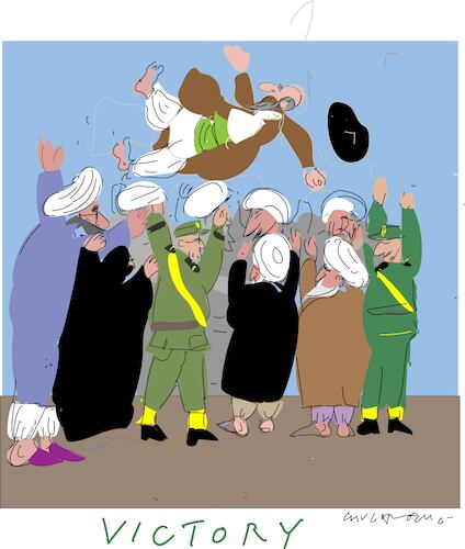 Cartoon: USA and Iran war (medium) by gungor tagged war,betweeb,us,and,iran,war,betweeb,us,and,iran