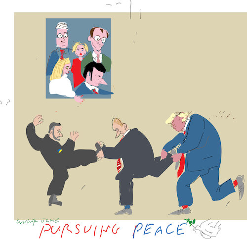 Cartoon: We are hoping (medium) by gungor tagged alaska,summit,for,peace,alaska,summit,for,peace