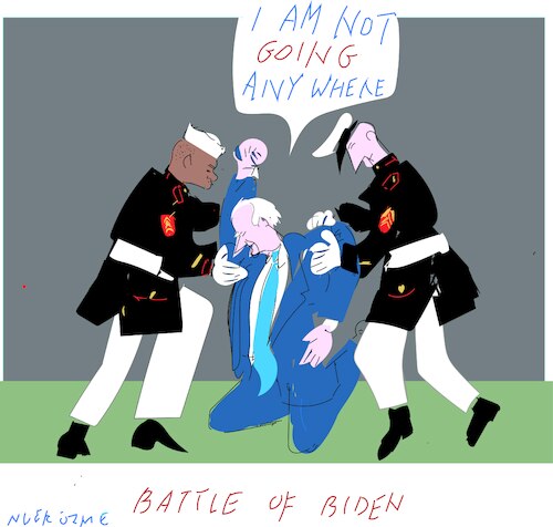 Cartoon: worst scenerio in White House (medium) by gungor tagged battle,of,joe,biden,battle,of,joe,biden
