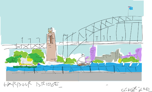 Cartoon: Sydney-36 (medium) by gungor tagged australia