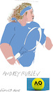 Cartoon: Andrey Rublev (small) by gungor tagged tennis player from australian open 40