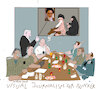 Cartoon: Bunker to bunker (small) by gungor tagged ceasefire,is,at,middle,east