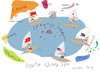 Cartoon: China sea (small) by gungor tagged japan