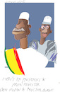Cartoon: Diplomacy in Mali (small) by gungor tagged military,coup,in,mali