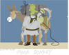 Donkey at the front line