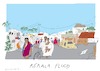 Cartoon: Kerala Floods (small) by gungor tagged india