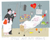 Cartoon: Pope and chainsaw man (small) by gungor tagged chainsaw,in,the,hospital