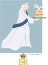 Cartoon: Queen Elizabeth II (small) by gungor tagged uk