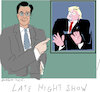 Cartoon: Stephen Colbert Vs Trump (small) by gungor tagged colbert,vs,trump