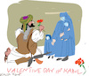 Cartoon: Valentine Day sans frontier (small) by gungor tagged valentine,day,2025