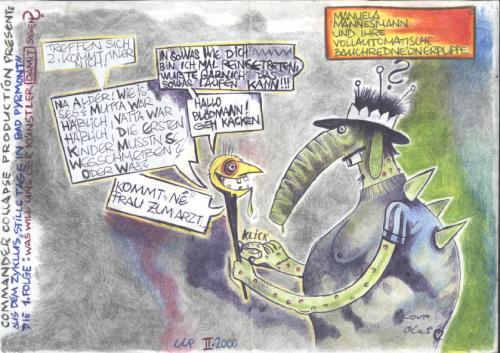 Cartoon: Manuela Mannesmann (medium) by commandercollapse tagged collapse