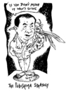 Cartoon: calm of japan (small) by JP tagged fukushima,japan,naoto,kan,atomic,radioactivity