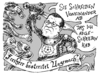 Cartoon: Freiherr bestreitet Ungemach (small) by JP tagged guttenberg,plagiat,doktor,plagiatsaffäre