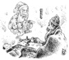 Cartoon: Osamas magic lamp (small) by JP tagged osama,bin,laden,home,video,magic,lamp,wunderlampe,santa,claus,weihnachtsmann,christmas,weihnachten