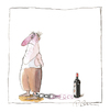 Cartoon: Ohne Titel (small) by Peter Bauer tagged buch,wein,humor,alkohol,missbrauch