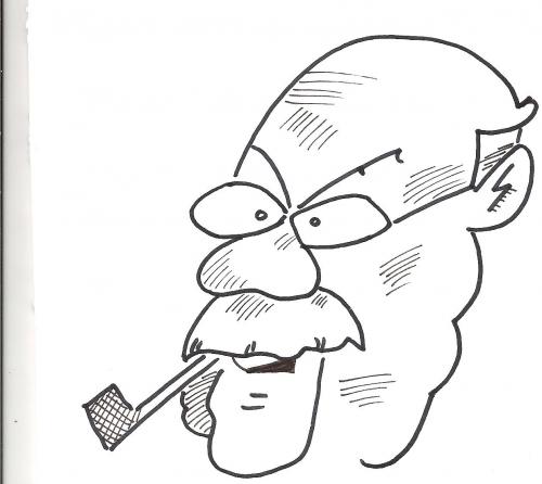 Cartoon: Peter Struck (medium) by Backrounder tagged politik,peter,struck
