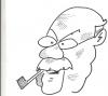 Cartoon: Peter Struck (small) by Backrounder tagged politik,peter,struck